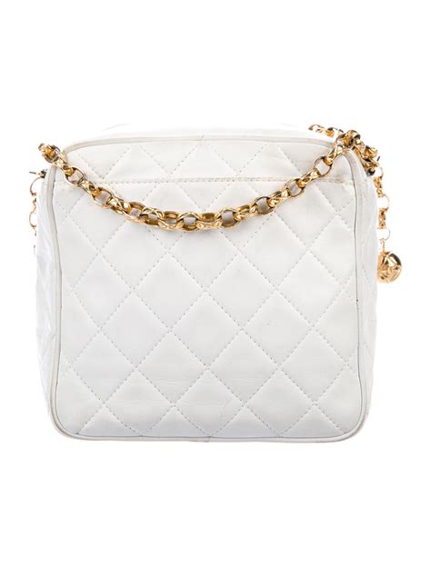 chanel white crossbody bag|chanel quilted crossbody bag.